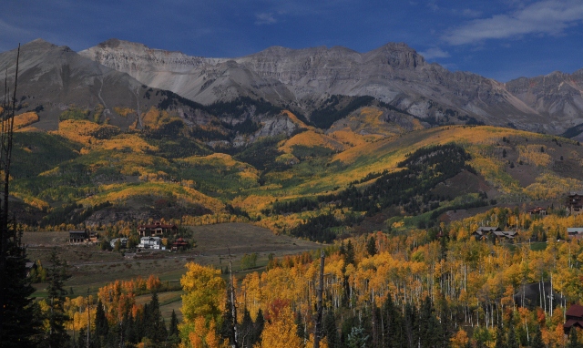 the mountains
